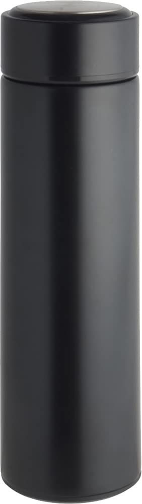【数量限定】リビング(Living) MISTIC 水筒 450ml 直飲み スクリュー栓 真空断熱 ミニ ステンレス ボトル 保温 保冷 ブラック 410302