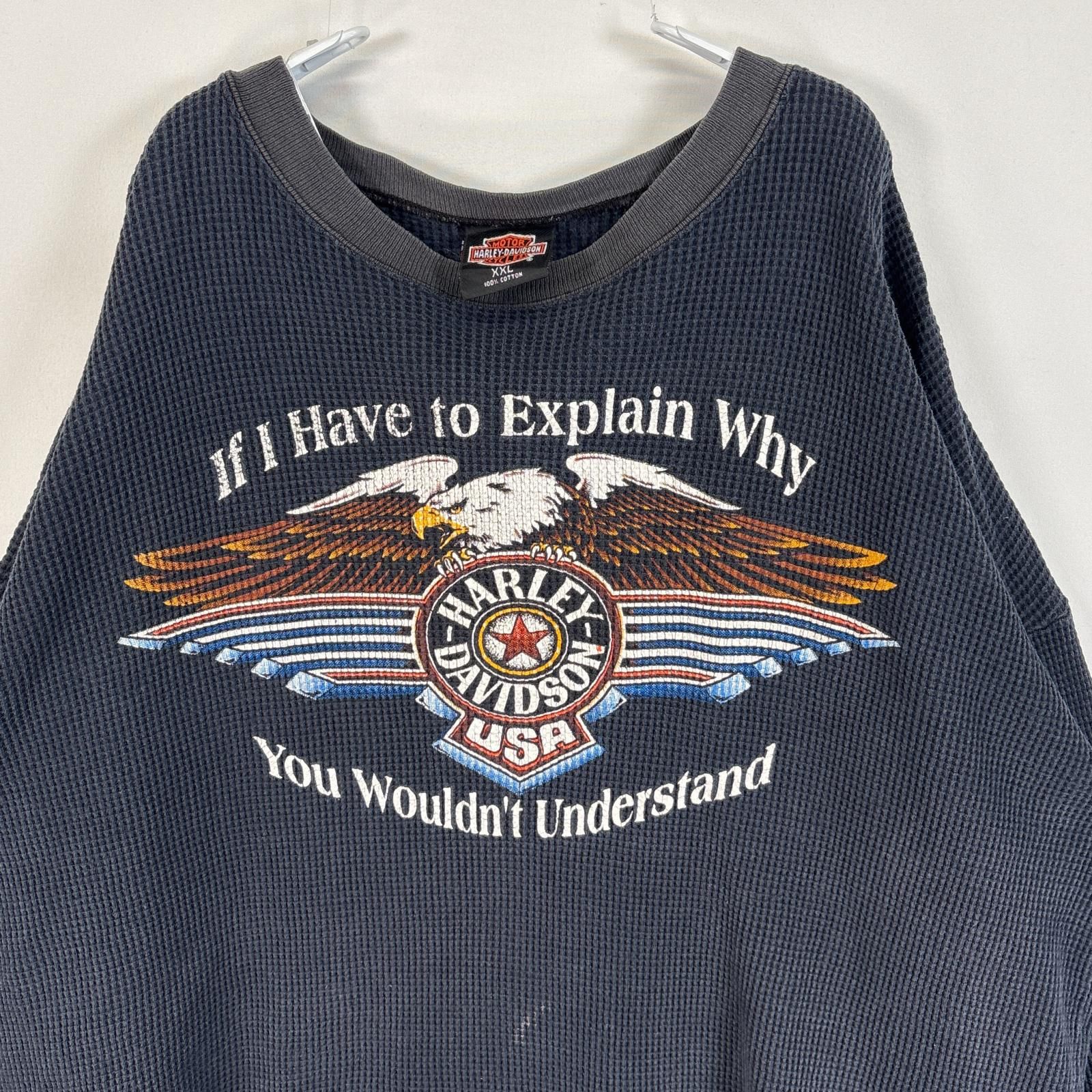 harley davidson sweet chrome サーマル 90s Vintage Harley