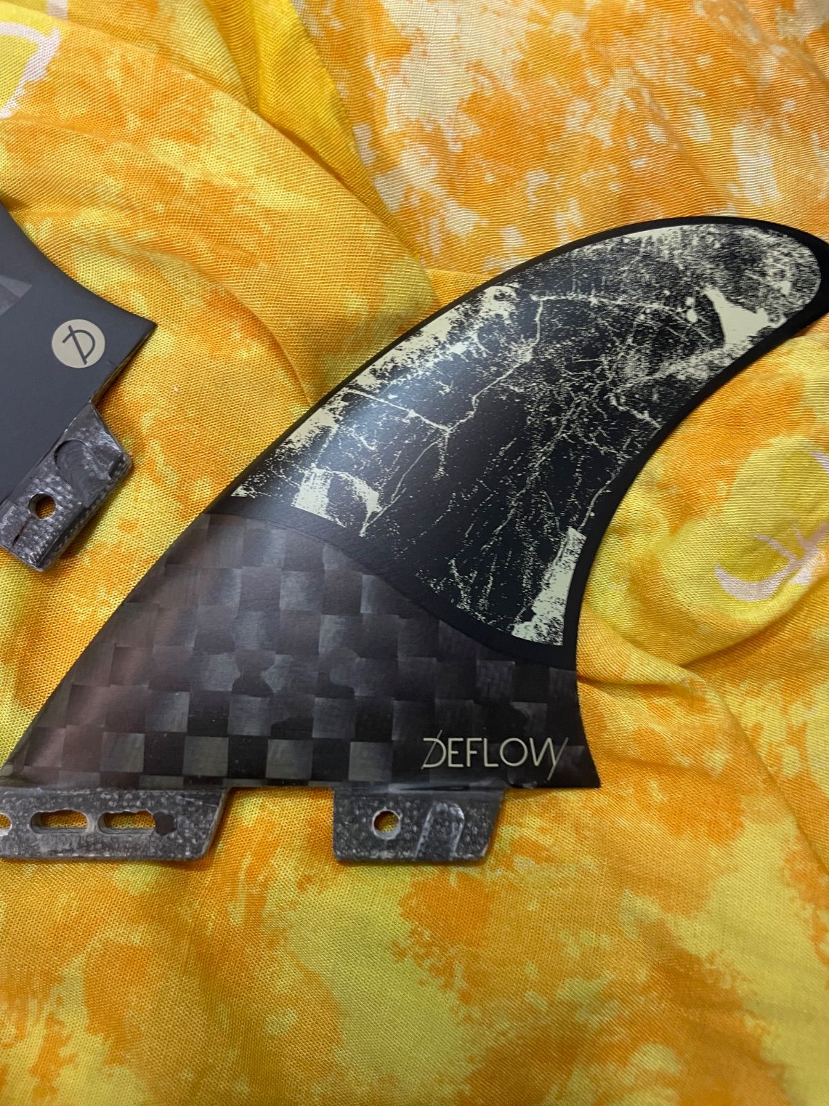 DEFLOW デフローV2 M サーフボードフィン 3枚 定価¥14,850