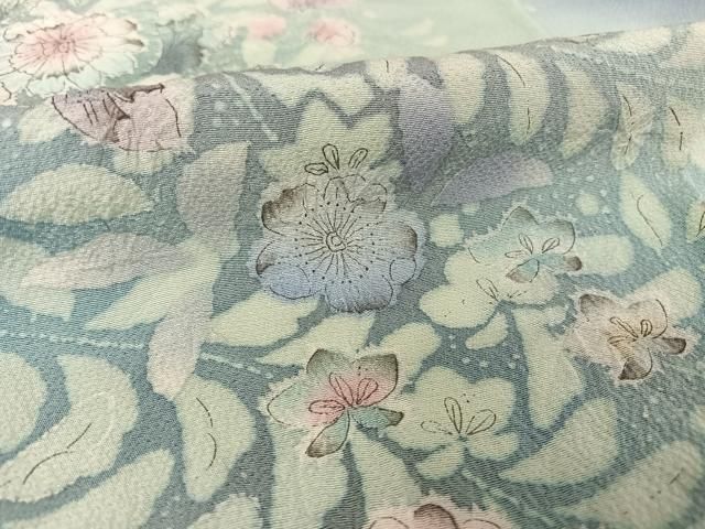 平和屋着物○訪問着 絞り 辻が花 暈し染め 正絹 逸品 AAAV9096np