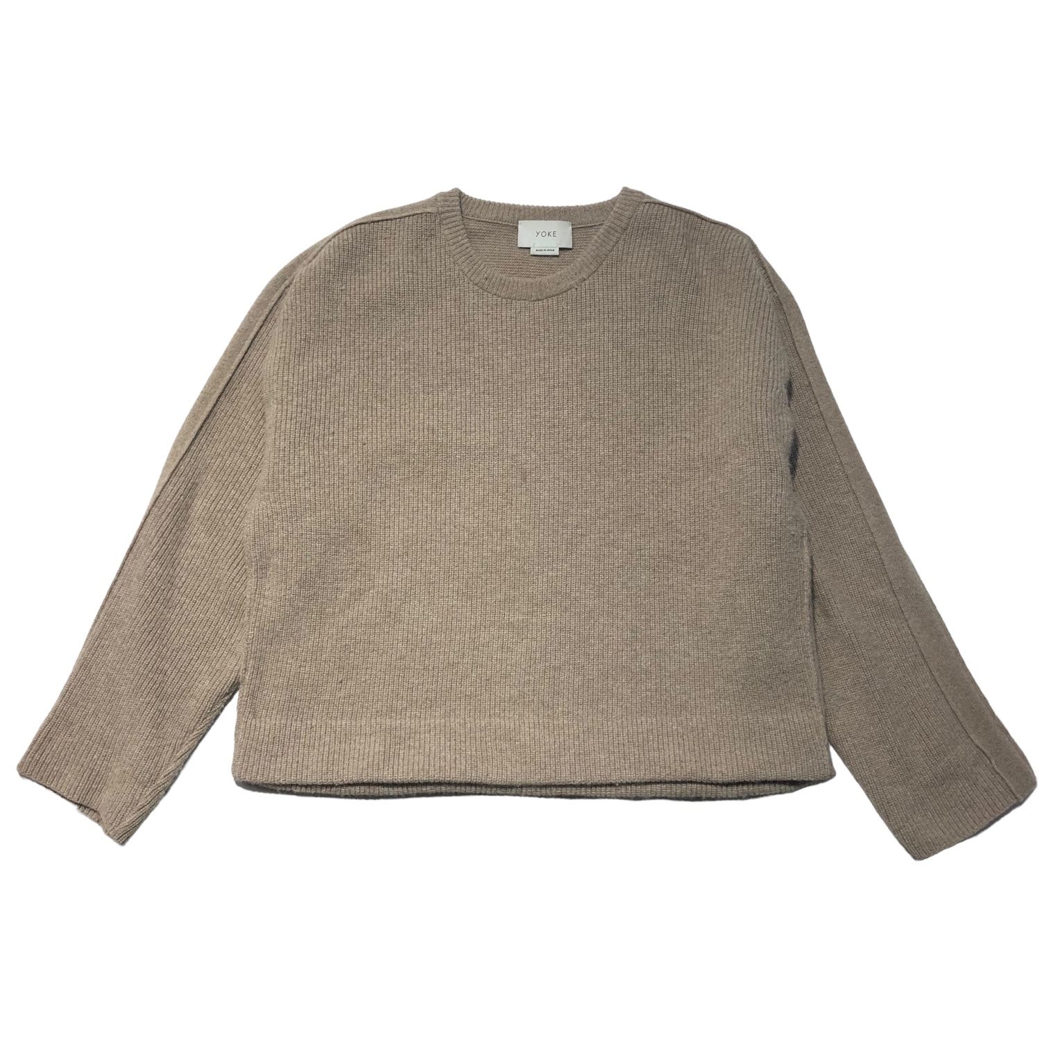YOKE 7G ALPACA WOOL CARDIGAN RIB KNIT 【公式通販】