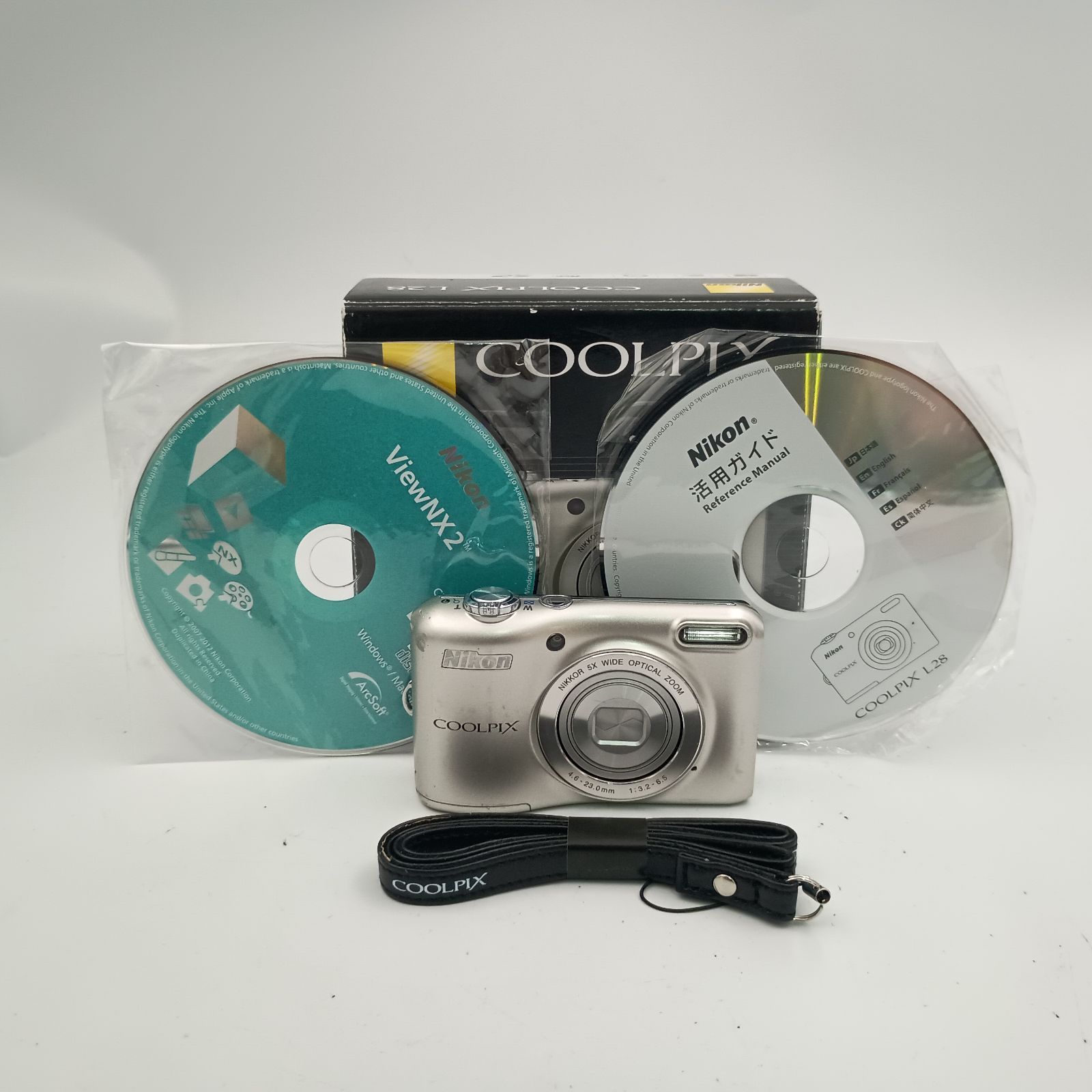 Nikon Coolpix L28 Compact Dijital Camera Silver コンパクト