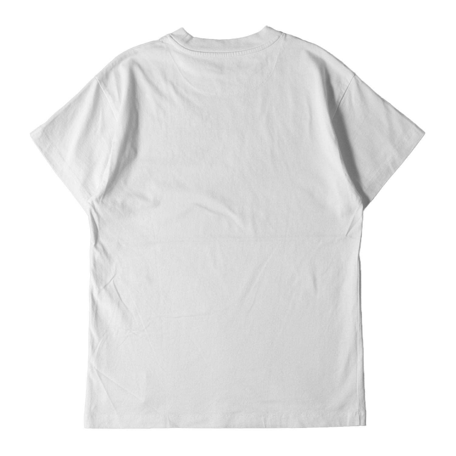 JIL SANDER ジル・サンダー Tシャツ サイズ:S 裾 ロゴ パッチ プレーン クルーネック 半袖 Tシャツ JPUP706530  MQ248808 プラス ホワイト 白 トップス カットソー 無地 ブランド シンプル - メルカリ