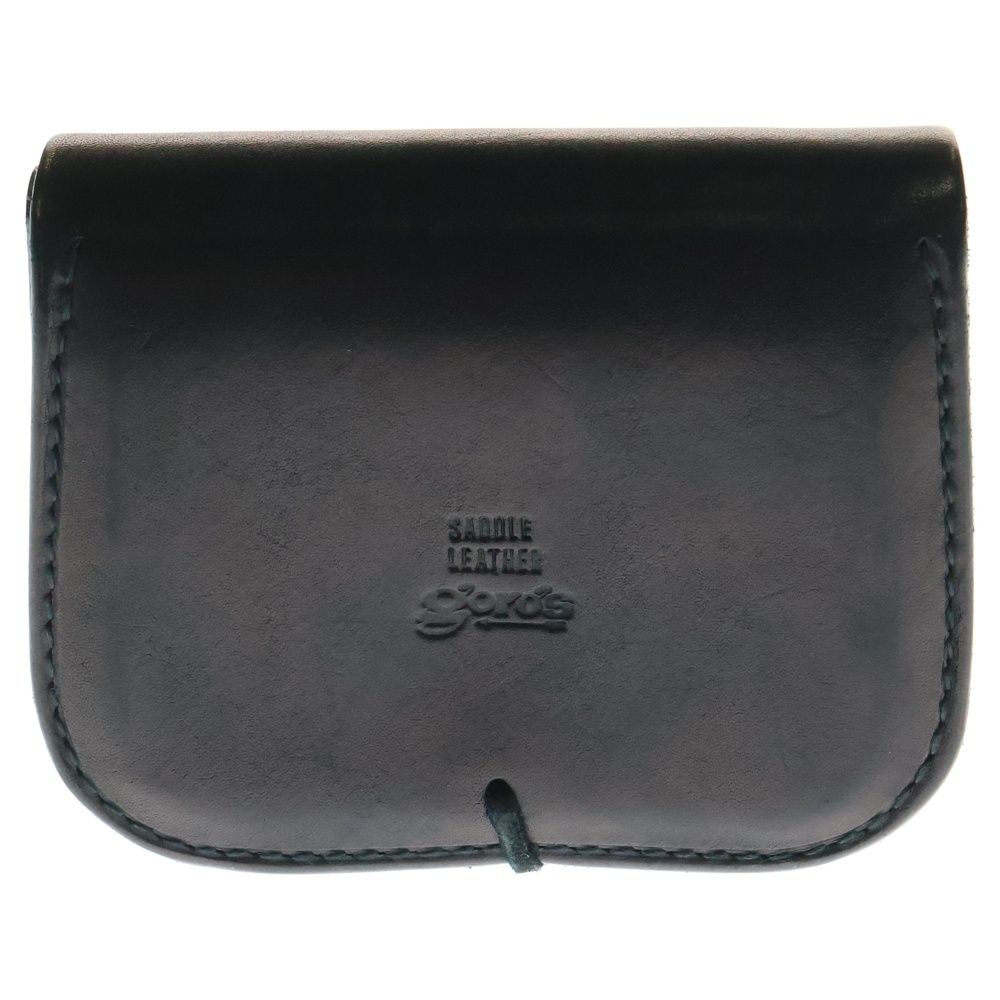 goro s ゴローズ SV小コンチョ付き 角型小銭入れ ブラック