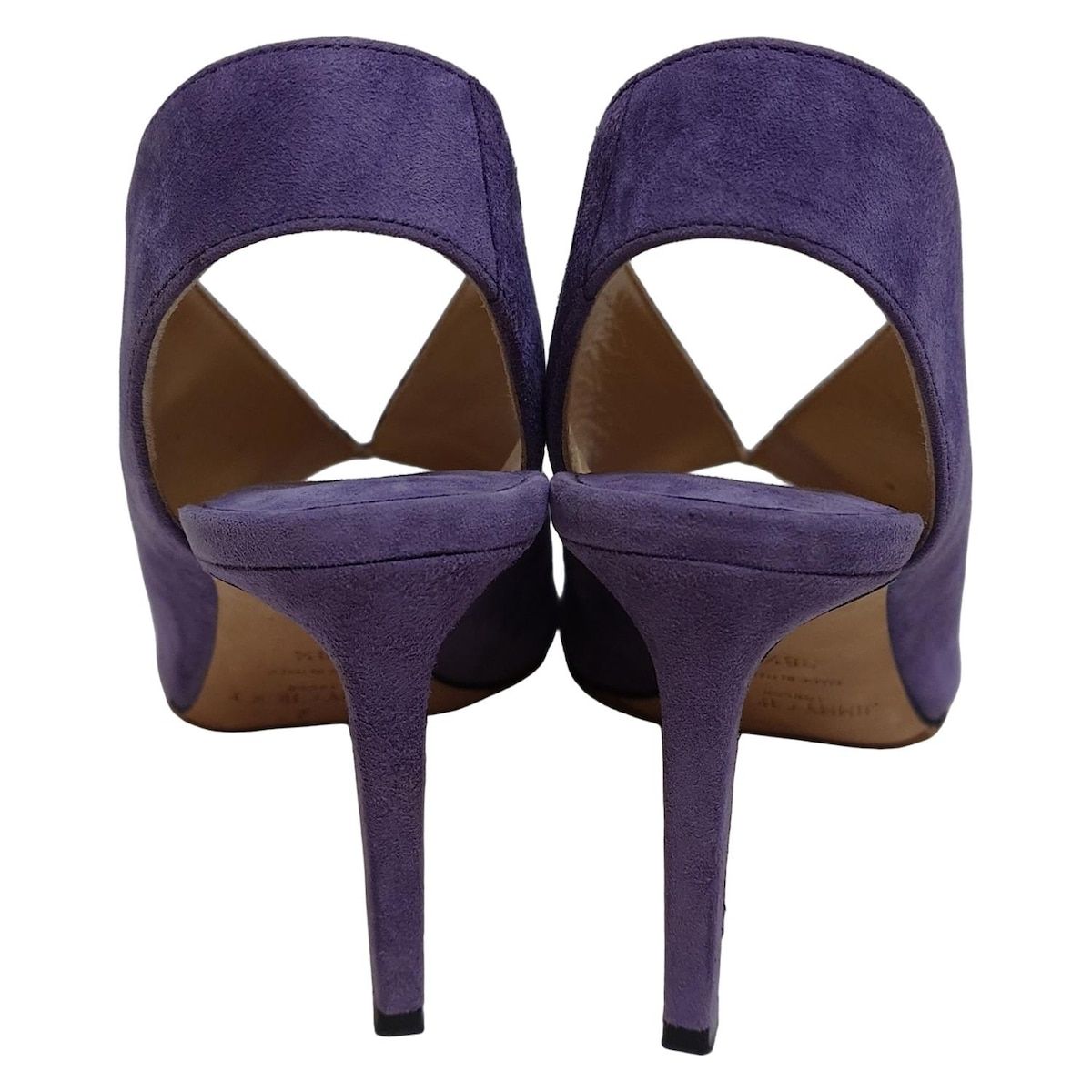 【美品数回利用】ジミーチュウJIMMYCHOOサンダルパープル JIMMY CHOO(ジミーチュウ) サンダル 38 1/2 レディース