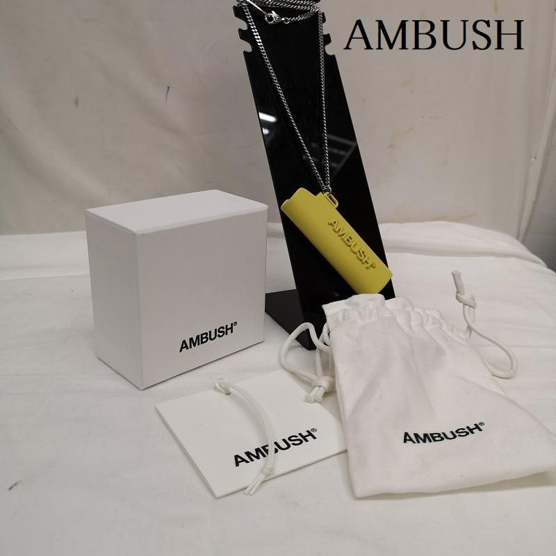 AMBUSH アンブッシュ アクセサリー ネックレス ペンダント LOGO LIGHTER CASE NECKLACE ライター ケース