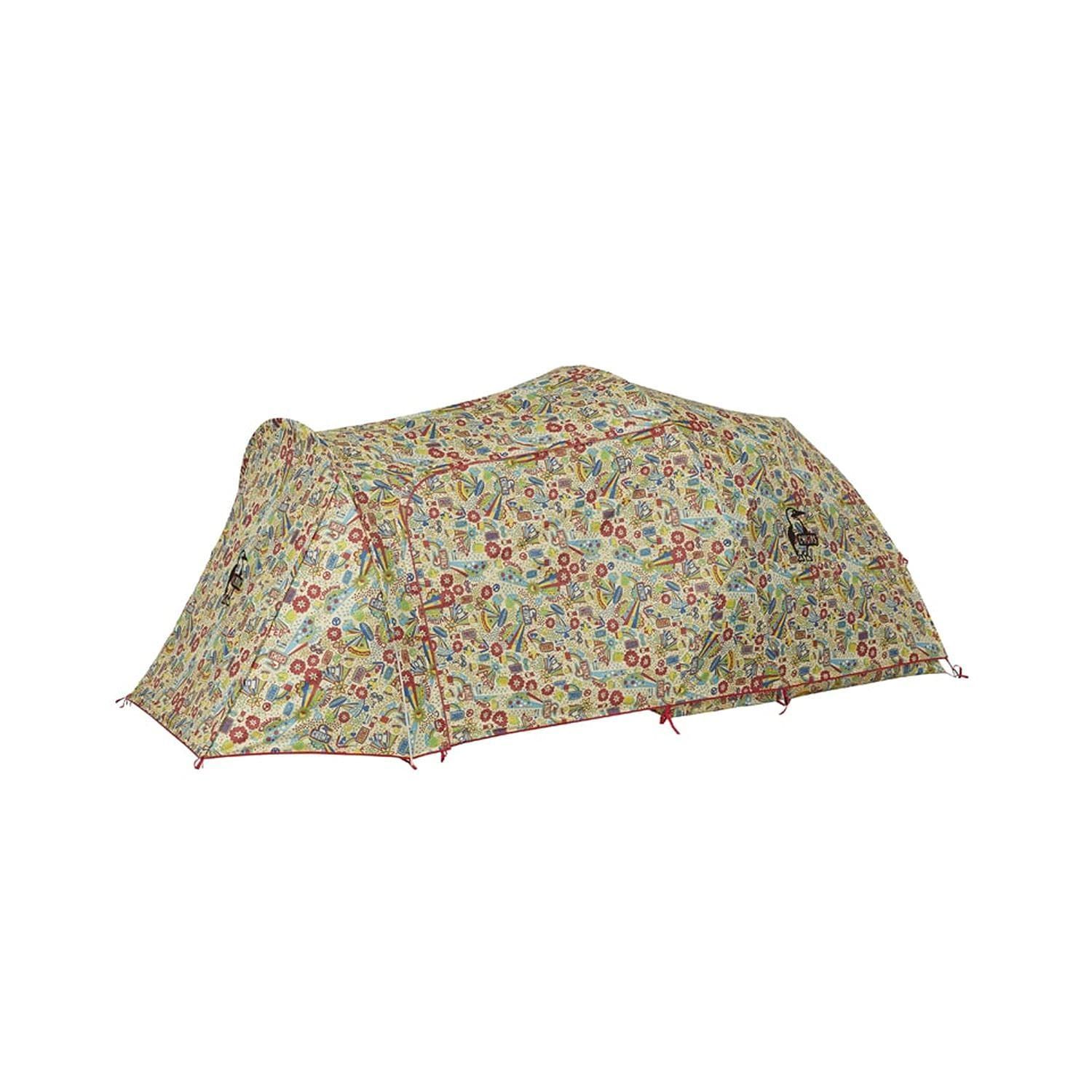 Color ヒッピー チャムス CHUMS ビートルツールームテント3 H180×W180×L480cm ヒッピー CH62-1463-Z163-00