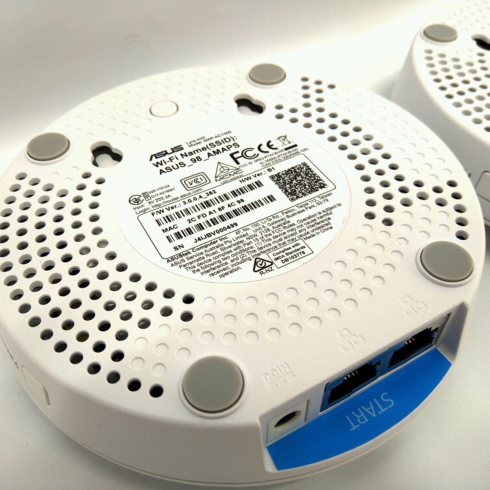 ASUS　エイスース　Lyra mini　無線LAN (Wi-Fi)ルーターPC周辺機器