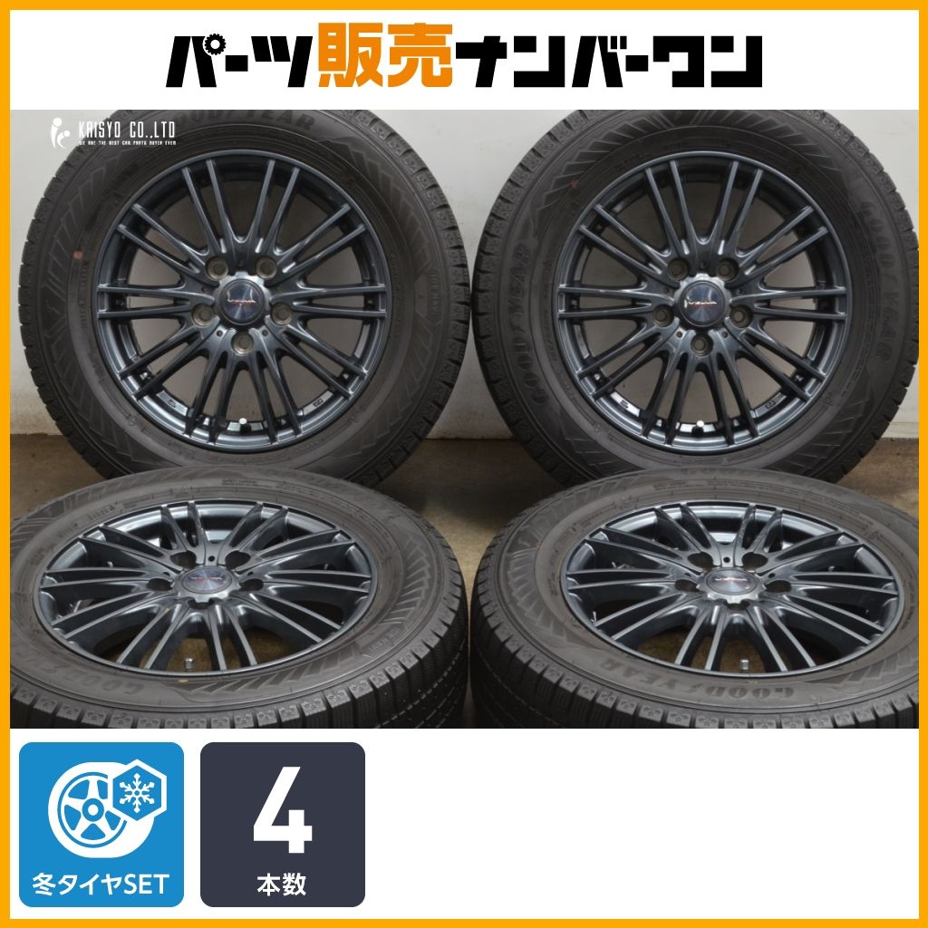 ○ 美品 WEDS VELVA 15in 6J PCD100 195/65R15