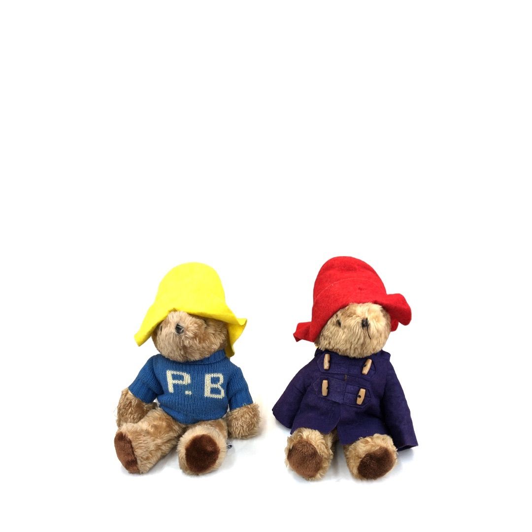 【中古品】セット販売 EDEN TOYS エデントイズ社 Paddington Bear くまのパディントン ぬいぐるみ ヴィンテージ