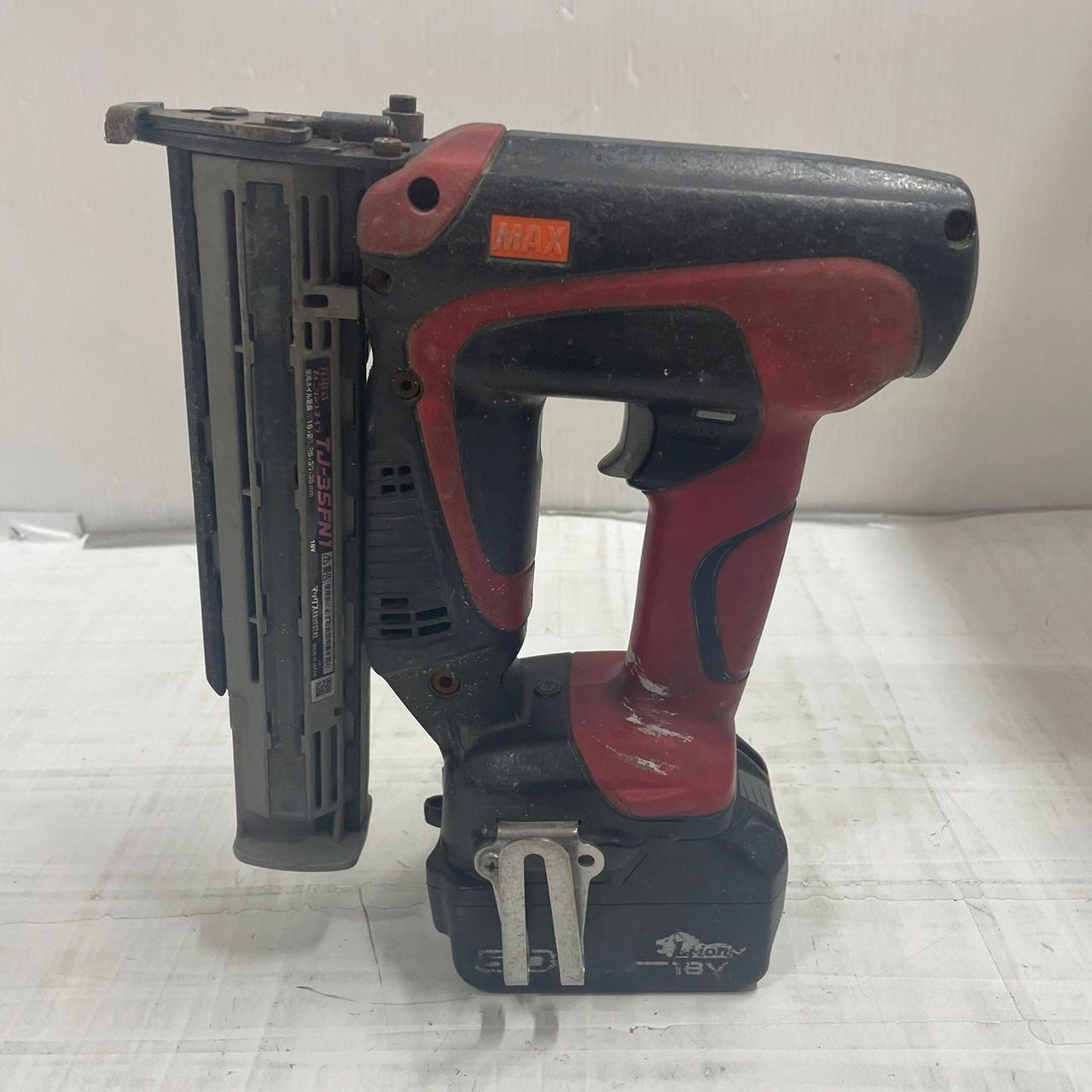 h8854 MAX 充電式フィニッシュネイラ TJ-35FN1 バッテリー JP-L91850A