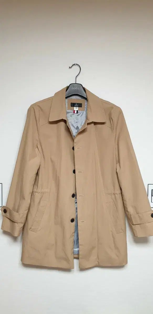 OKKANE メンズ トレンチ コート XL ベージュ