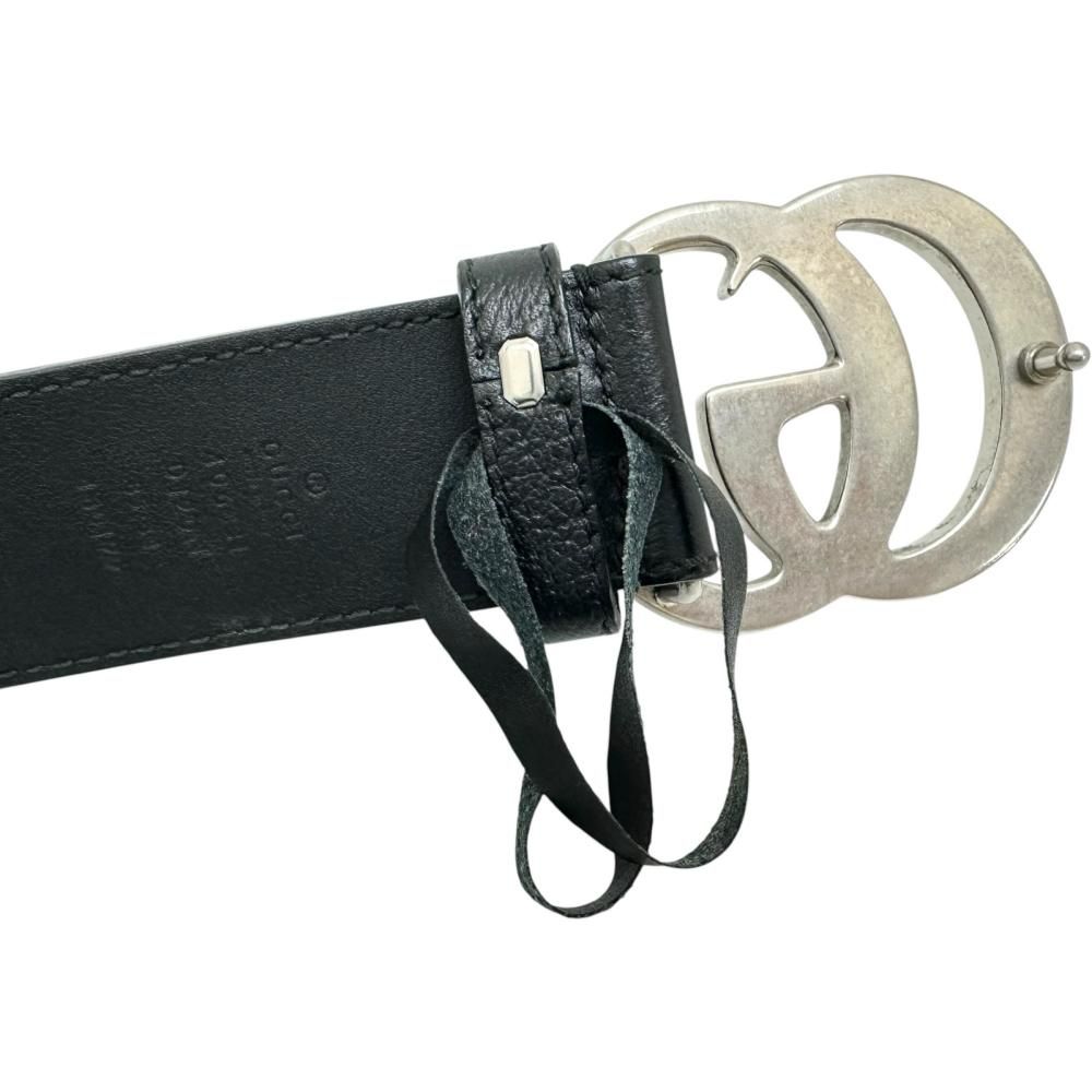 GUCCI/グッチ】GGマーモント ダブルG 406831 ベルト メタル/レザー