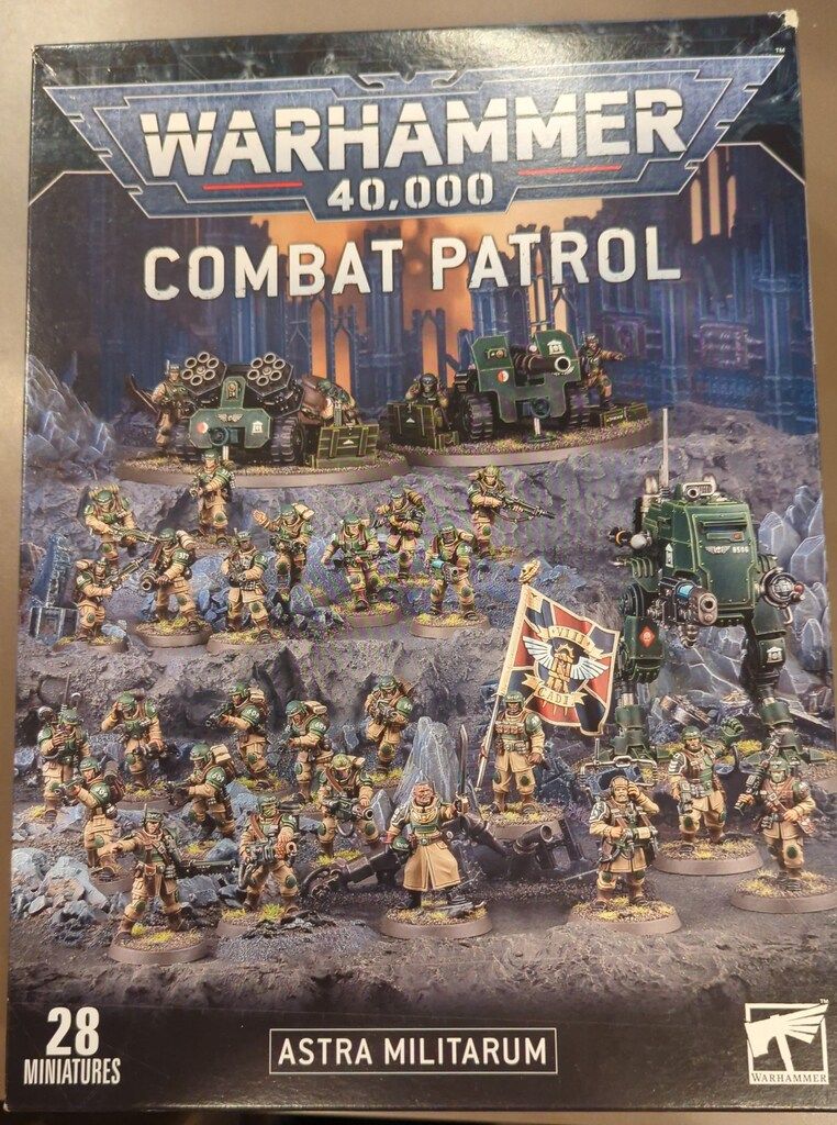 GAMESWORKSHOP WARHAMMER40000 ASTRA MILITARUM COMBAT PATROL
