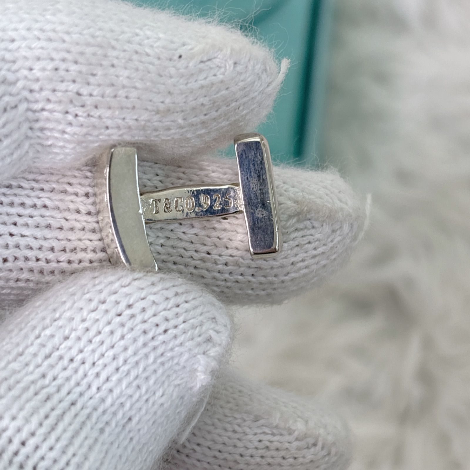 美品 ティファニー 1837 カフス カフリンクス シルバー925 Tiffany & Co. ティファニー シルバー カフリンクス 1837