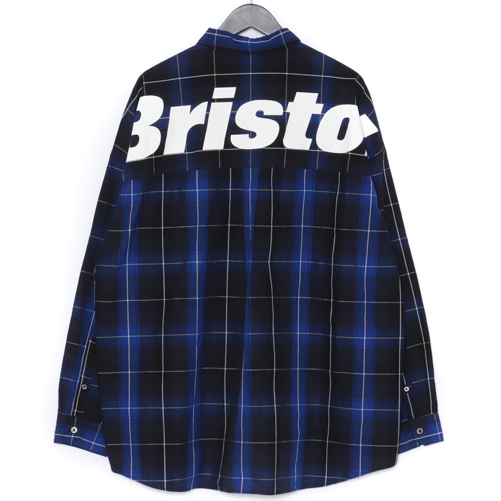 bristol バギーシルエットシャツ ブルー