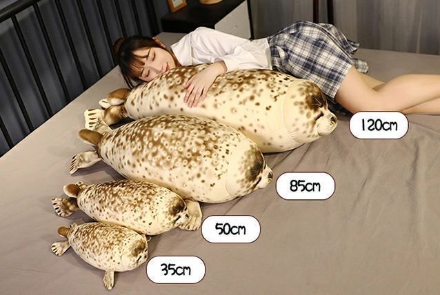 【超巨大サイズ】ゴマフアザラシぬいぐるみ　即完売品 9/18から順次発送）等身大ゴマフアザラシぬいぐるみ | 男鹿