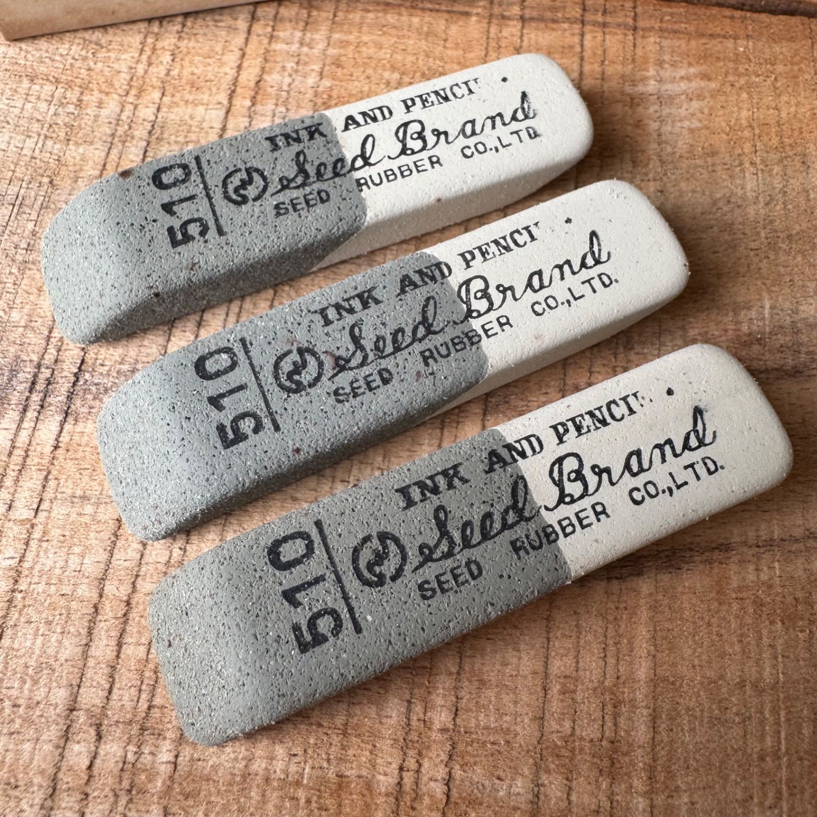 【廃番】SEED brand No.510　半砂　45個入　昭和レトロ　文房具 廃番】SEED brand No.510 半砂 45個入り 昭和レトロ - メルカリ