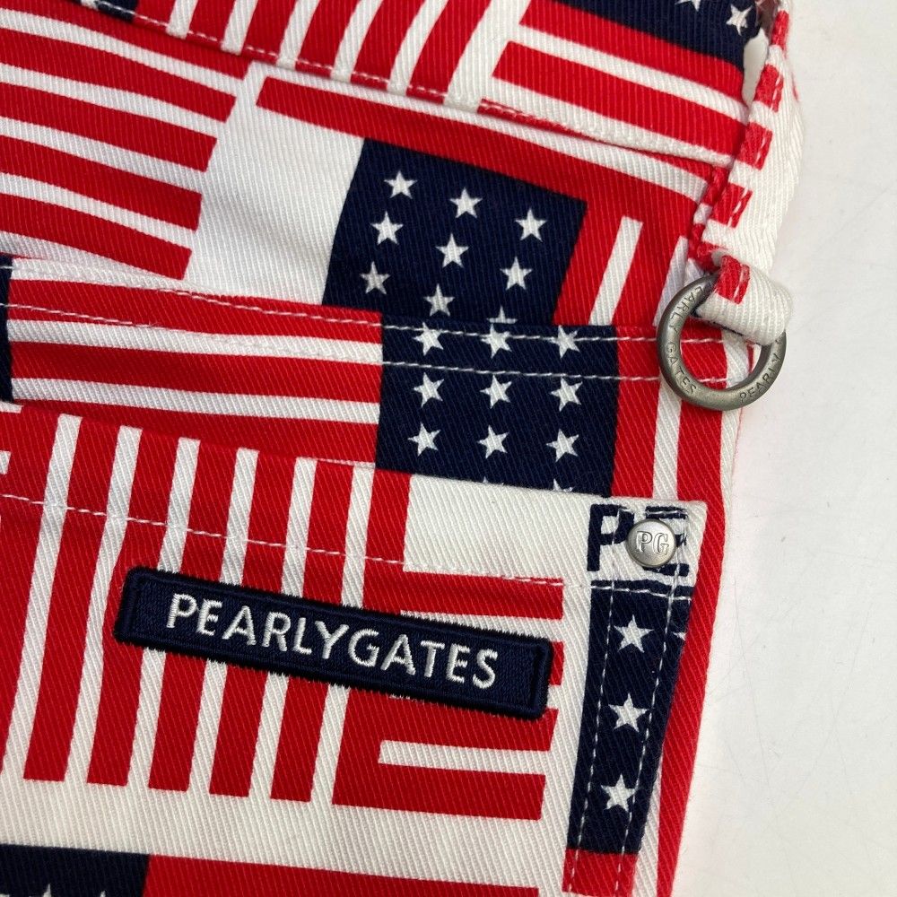 サイズ：0 PEARLY GATES パーリーゲイツ 055-0231024 パンツ 星条旗