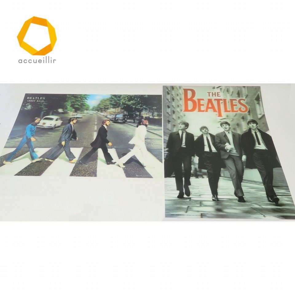 ビートルズ The Beatles 3D ポスター 2枚 ABBEY ROAD OnAir On Air Live at the BBC  Volume2 843293