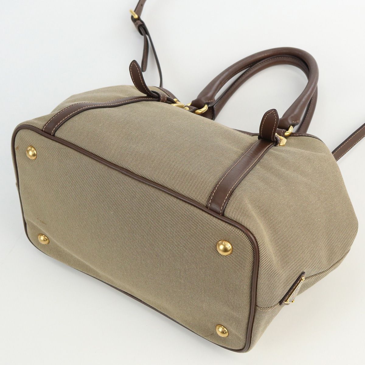 PRADA プラダ ロゴジャガード トートバッグ BN 1841 UCW F0B16 
