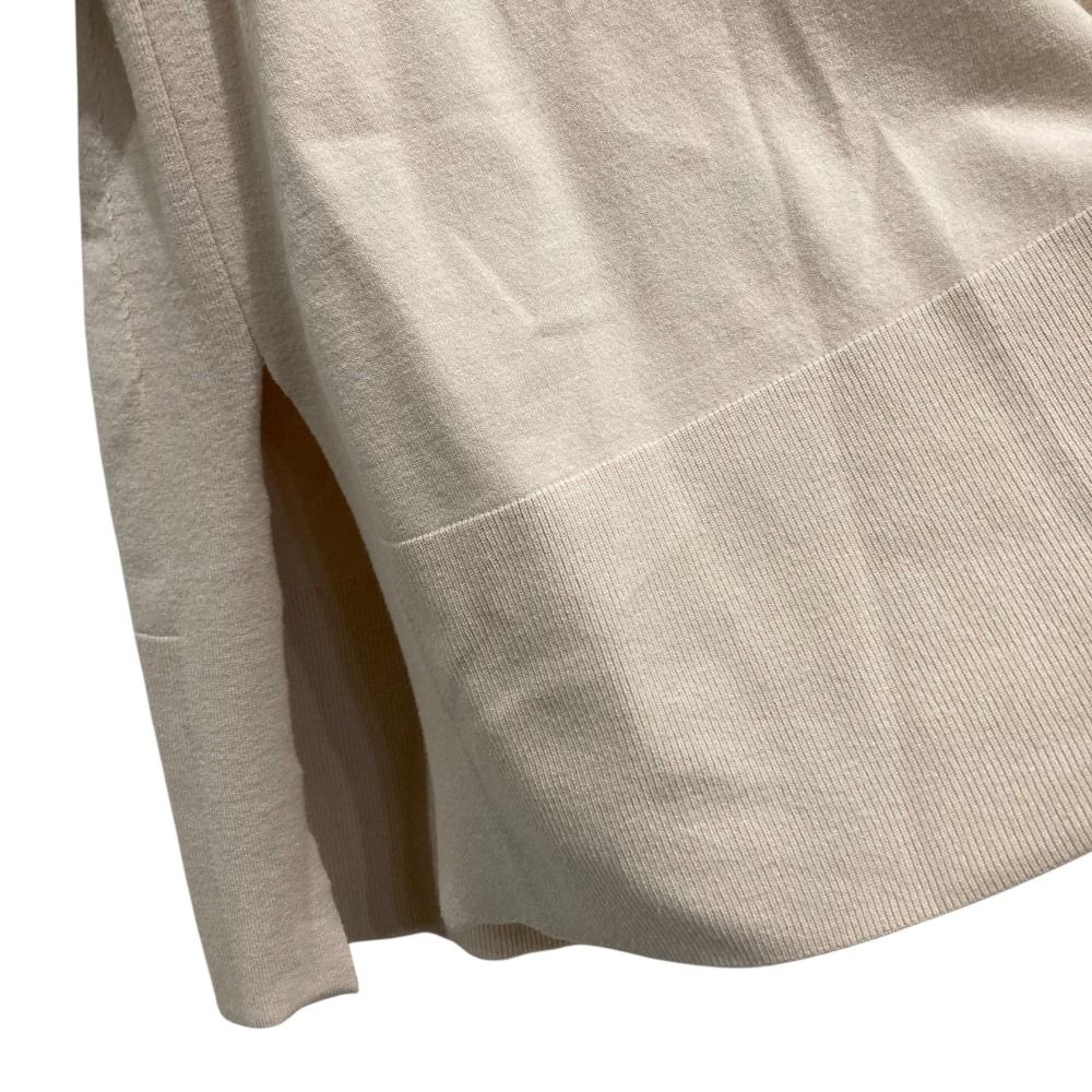 美品 22AW Theory luxe セオリーリュクス  AUTORE HS 半袖 Vネック ニットカットソー 38 ベージュ レディース 古着 中古 美品 22AW Theory luxe セオリーリュクス SNOW AUTORE HS 半袖 V
