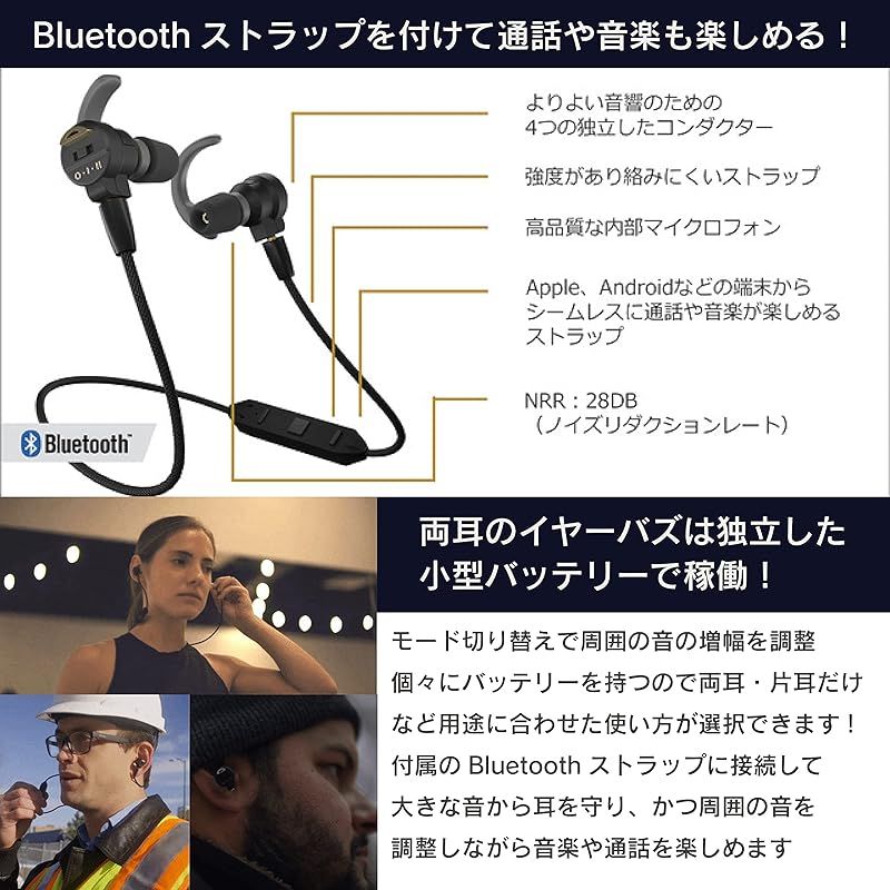 Pro Ears 電子聴覚保護イヤホン Stealth Elite ステルスエリート 増幅機能 ノイズリダクション NRR28 耳を守る 0 -  メルカリ