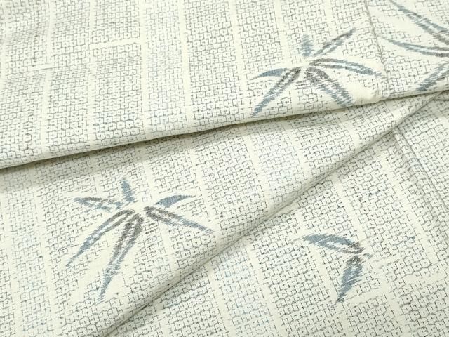 平和屋着物○結城紬 80亀甲 亀甲花文 正絹 逸品 BAAU0164gt