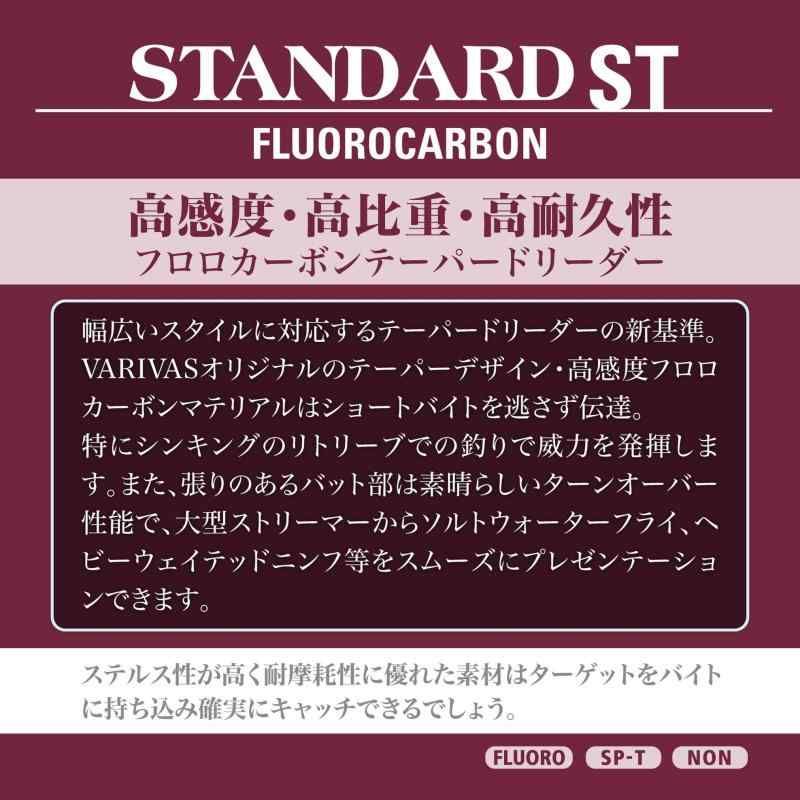 VARIVAS テーパードリーダー スタンダードST［ポリエステルeco