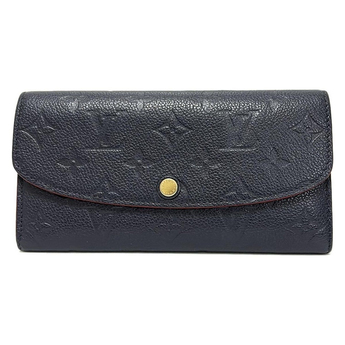 LOUIS VUITTON ルイヴィトン 長財布 モノグラム アンプラント ポルトフォイユエミリー M69417 マリーヌルージュ レザー 牛革
