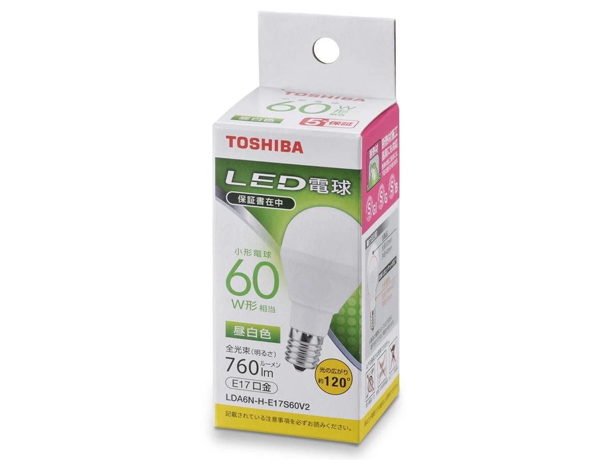 【新品・4営業日で発送】LDA6NHE17S60V2 LED電球 ミニクリプトン形 調光非対応 760lm 配光角ビーム角120度 LDA6N-H-E17S60V2 E17 ／一般電球形...