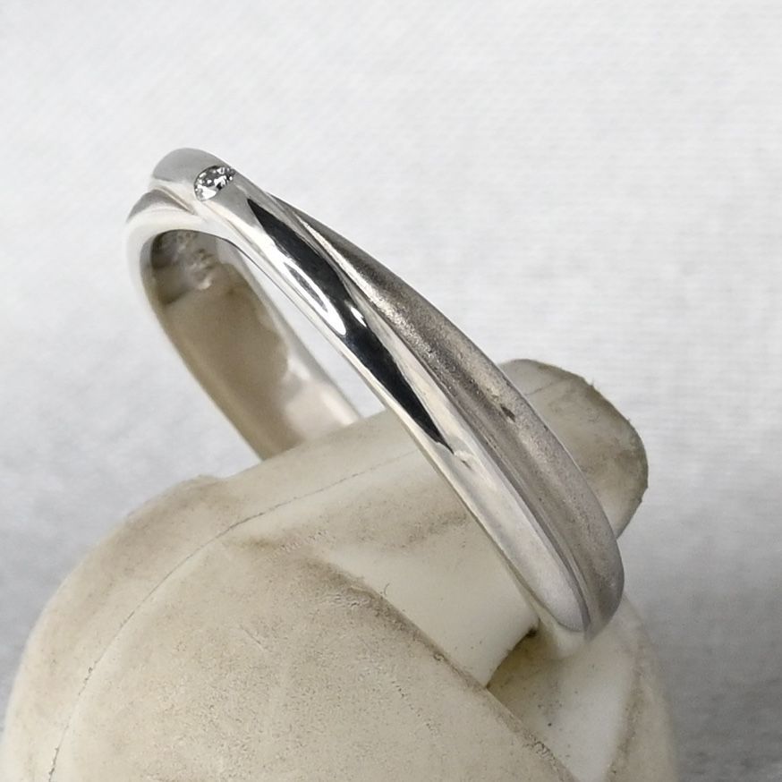 ETE 石付き925リング