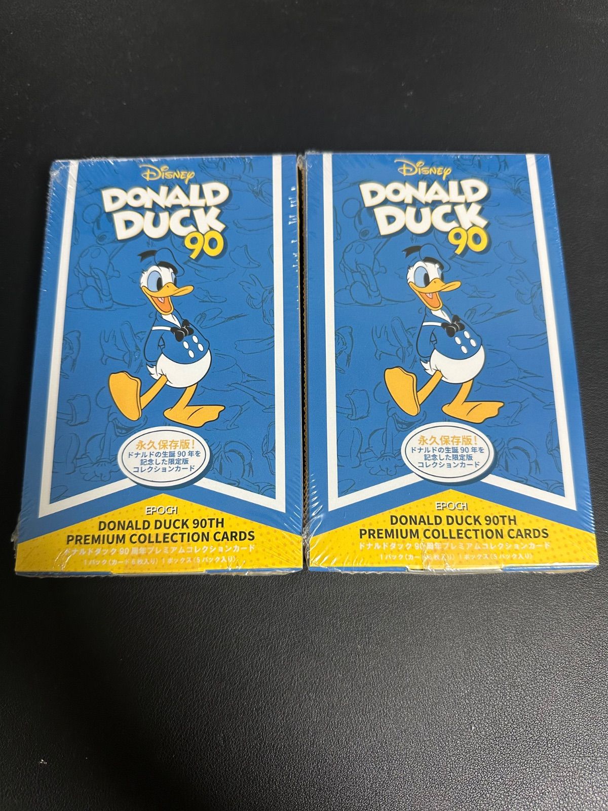 ドナルドダッグ 90周年 プレミアムコレクションカード 2BOX