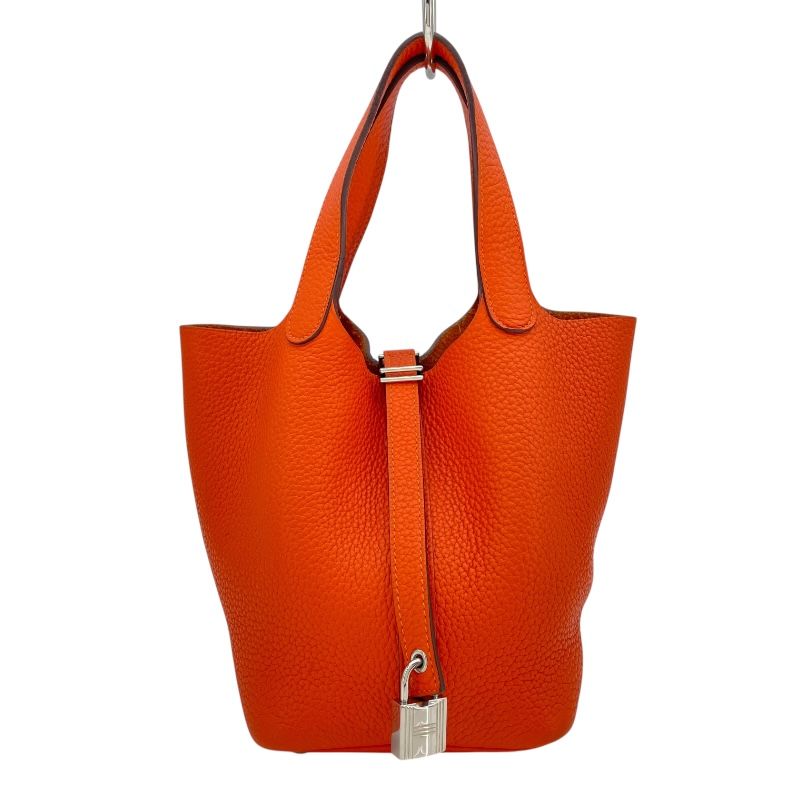 エルメス HERMES ピコタンロックPM オレンジ　⬜︎P刻印（2012年製造） エルメス HERMES ピコタンロックPM オレンジ ⬜︎P刻印（2012年