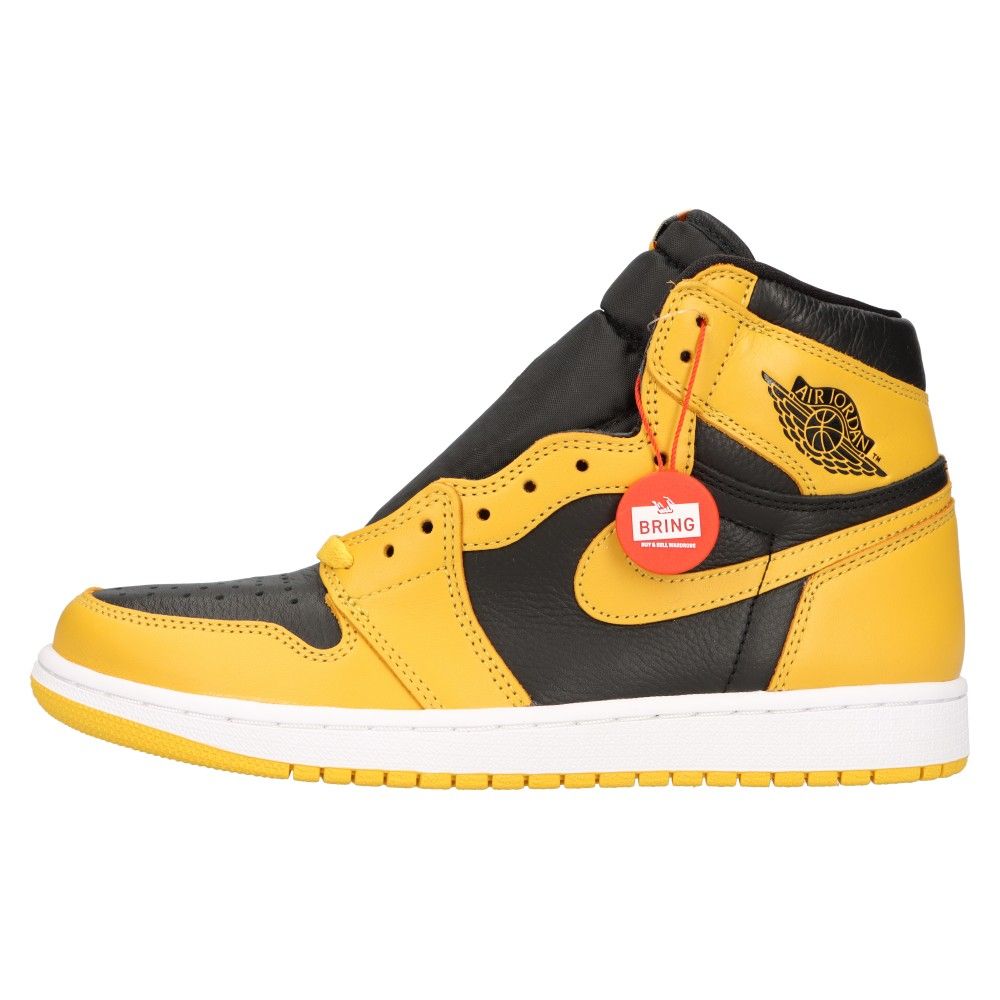 NIKE (ナイキ) AIR JORDAN 1 RETRO HIGH OG POLLEN エアジョーダン ポレン ハイカットスニーカー ブラック/ イエロー US9/27cm 555088-701 - 格安アウトレット価格