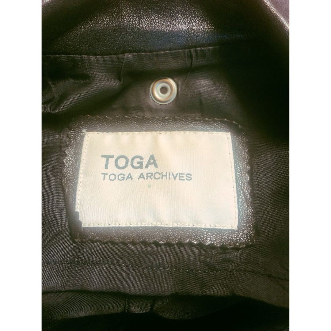 TOGA ARCHIVES レザーライダースジャケット トーガ アーカイブス