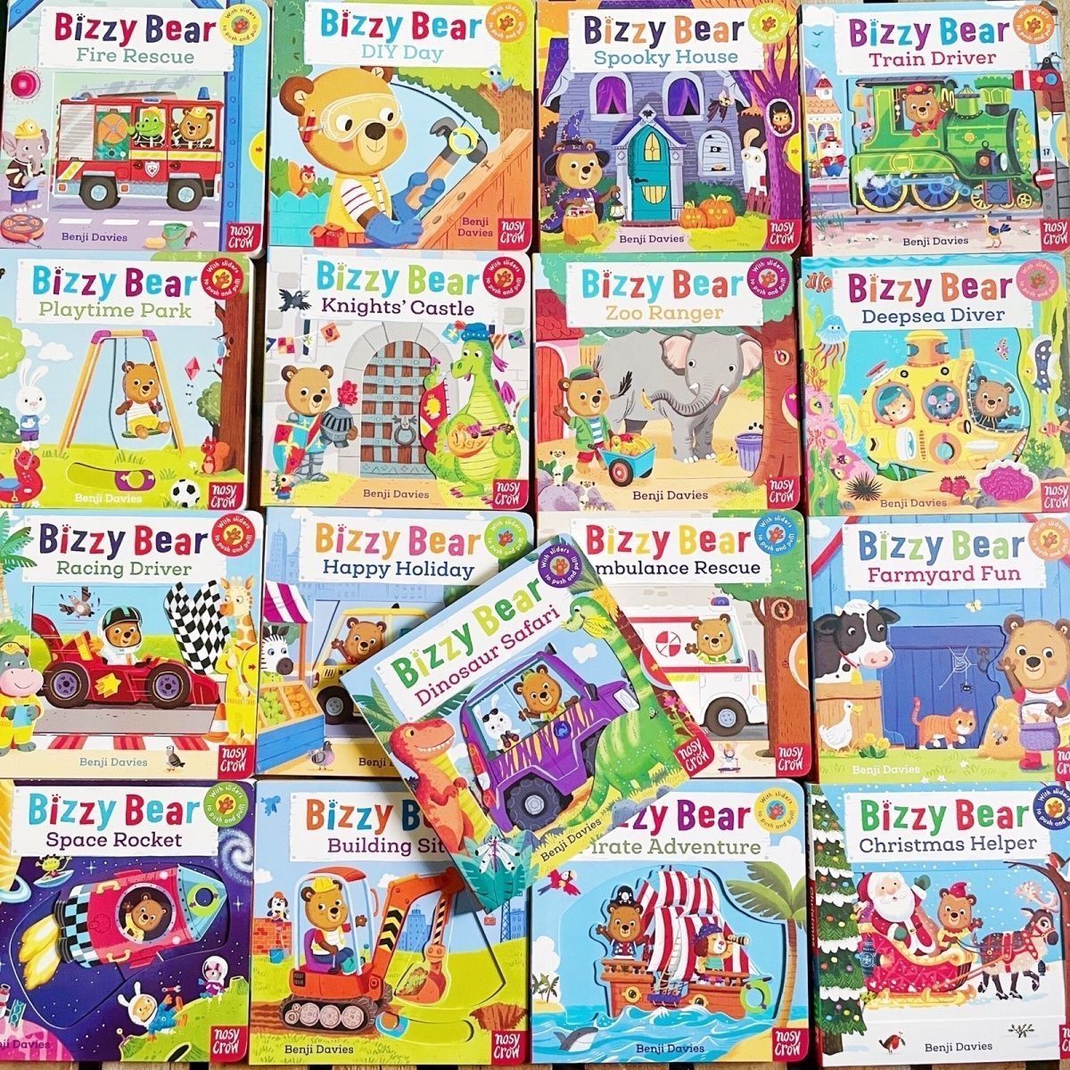 Bizzy Bear 仕掛け絵本　英語版　日本語版 Bizzy Bear 仕掛け絵本 英語版 日本語版 本 Bizzy Bear 仕掛け