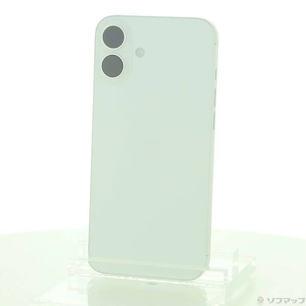 〔 〕iPhone16 Plus 128GB ホワイト MXVC3J A SIMフリー 258
