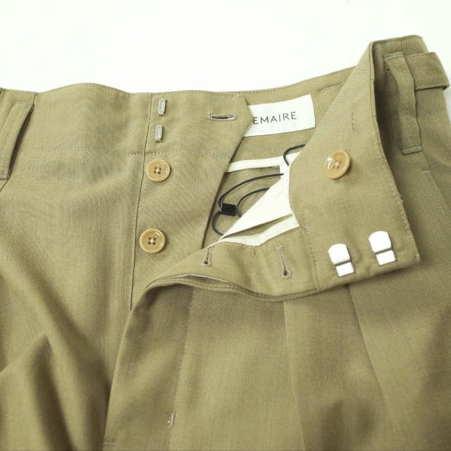ルメール LEMAIRE 4プリーツトラウザーズ タグ付き ルメールLEMAIRE