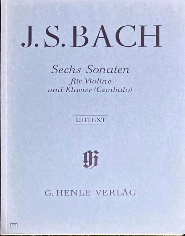 バッハ バイオリン・ソナタ集 BWV 1014-1019 (ヴァイオリン+ピアノ)輸入楽譜 Bach Sechs Sonaten 洋書/原典版