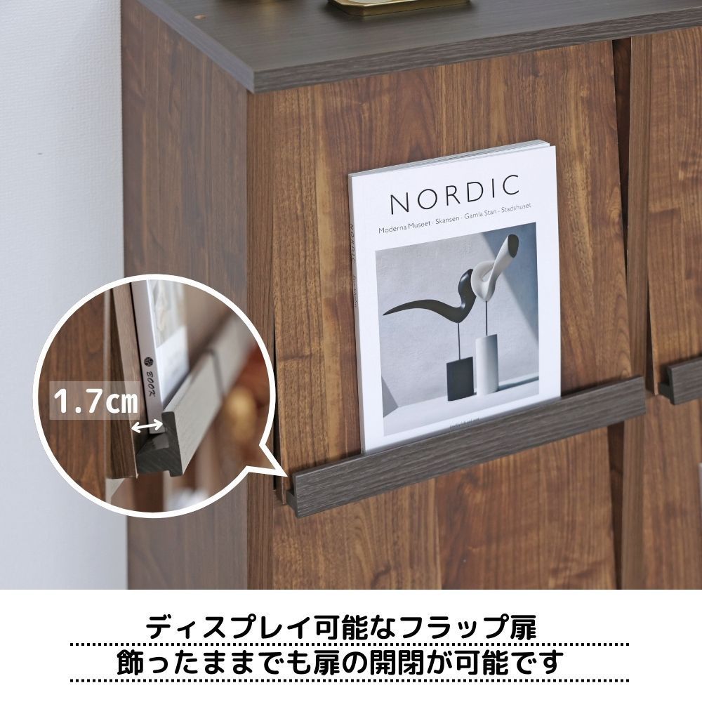 置き型ディスプレイ什器(ブラウン) オプション付き 楽天市場】木製陳列棚 WD-900L 正面左カット仕様 お土産棚