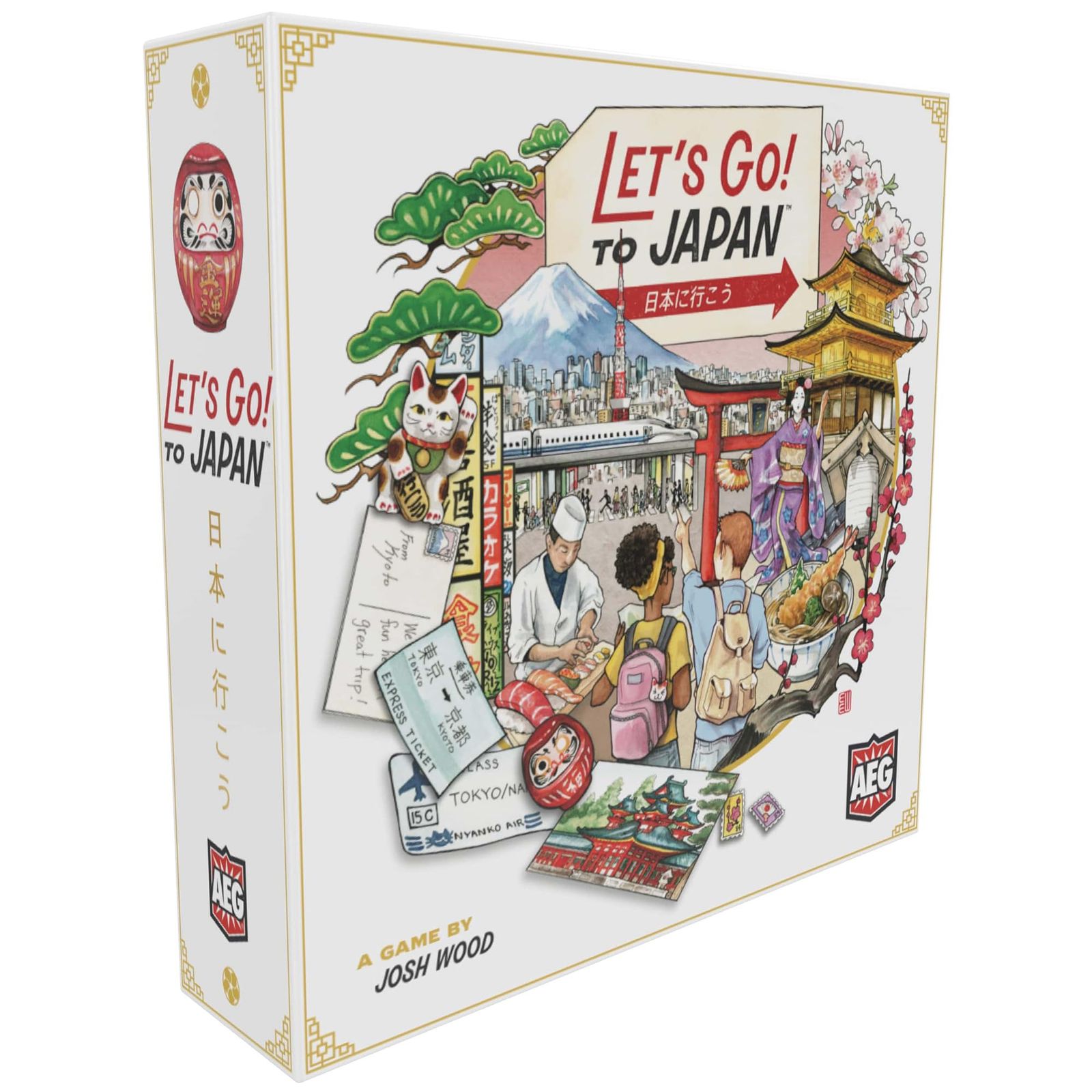 AEG Let s Go! to Japan ボードゲーム | ストーリーテリング-旅行プランニング 戦略カードゲーム | 夢のバケーションを計画して体験 | 1~4人用 | 対象年齢10歳以上