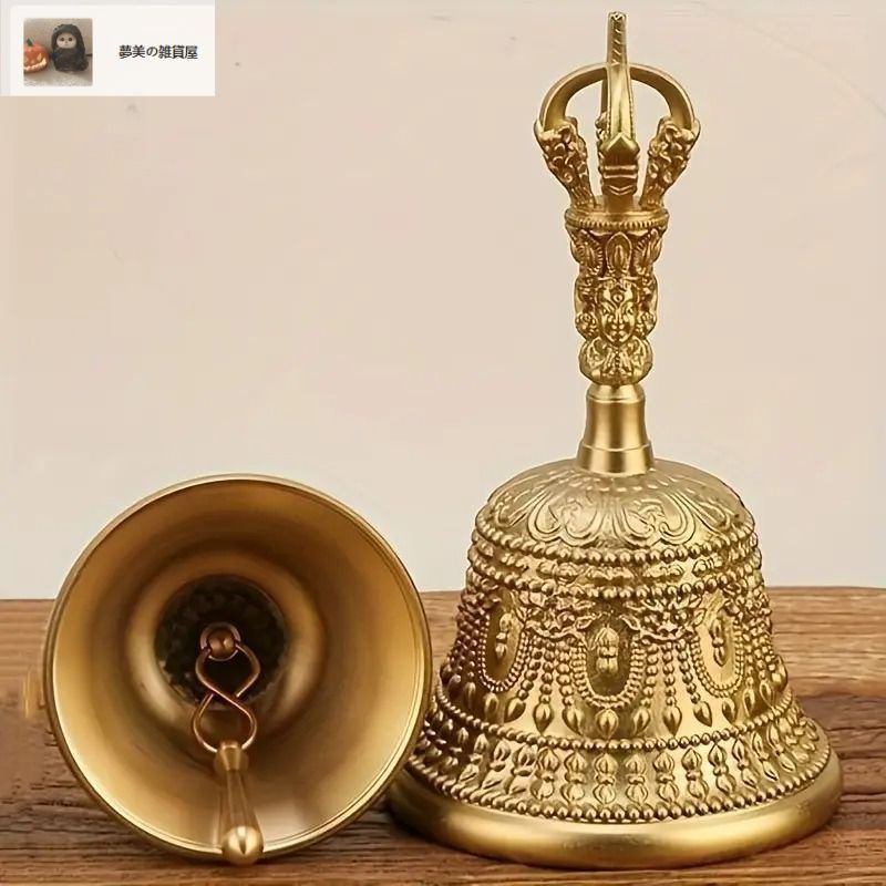 チベット密教 工芸品 ベル チベットベル チベタンベル 財神