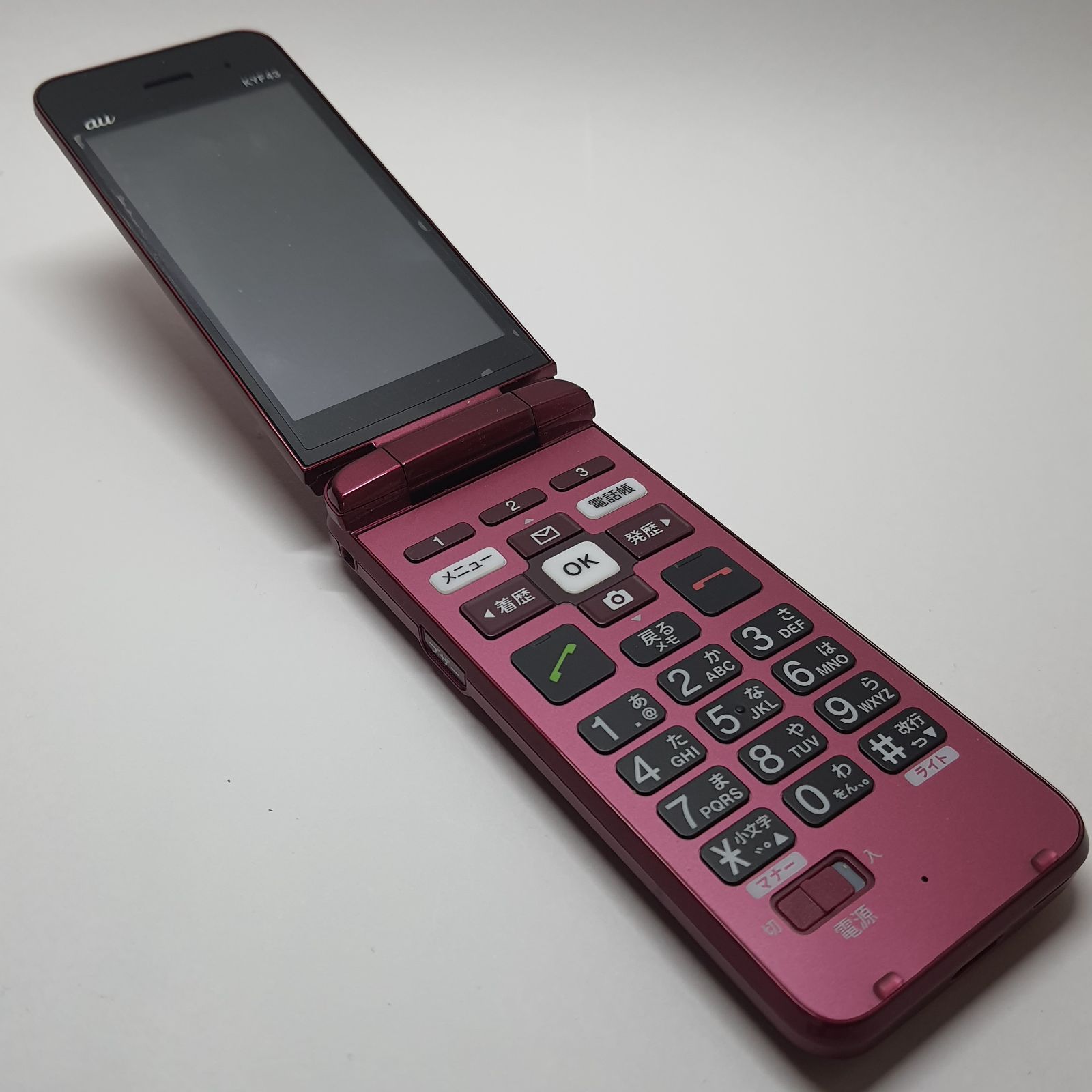 AU KYF43 かんたんケータイライト 4G ガラホ SIMロック解除済 - メルカリ