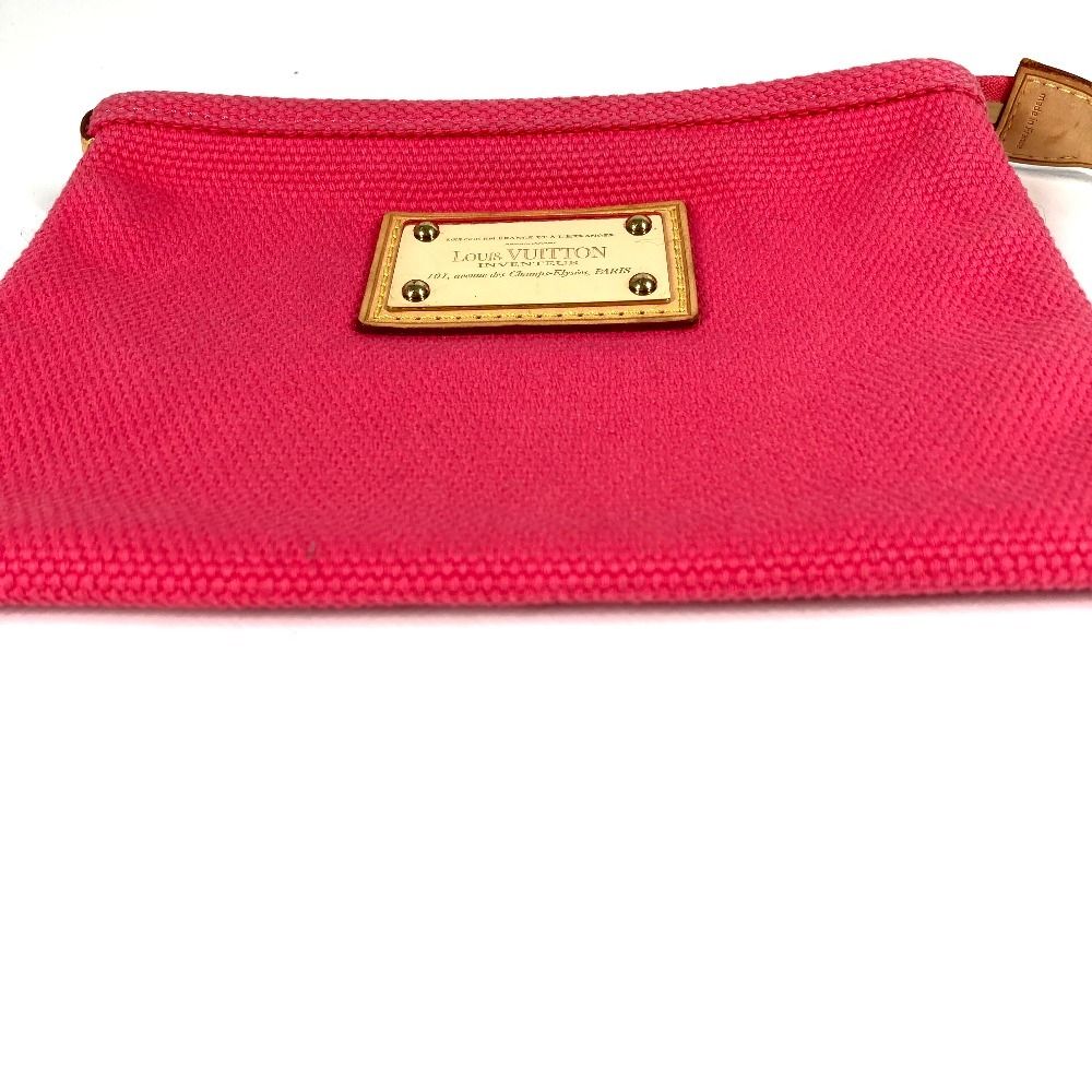 LOUIS VUITTON ルイヴィトン ポーチ ポシェットフラットPM ポシェットフラット PM M40068 キャンバス ピンク