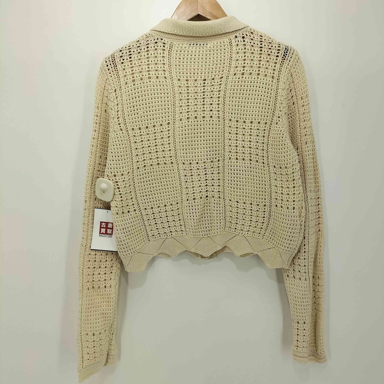 限定品　クロシェポロショートカーディガン　ジーナシス 楽天市場】【SALE／24%OFF】(W)クロシェポロショートCD JEANASIS