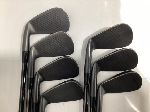 コブラ KING FORGED CB ブラック 2018 7S アイアンセット IR 純正特注シャフト フレックスS メンズ 男性用 右利き 右用 Cランク ゴルフクラブ