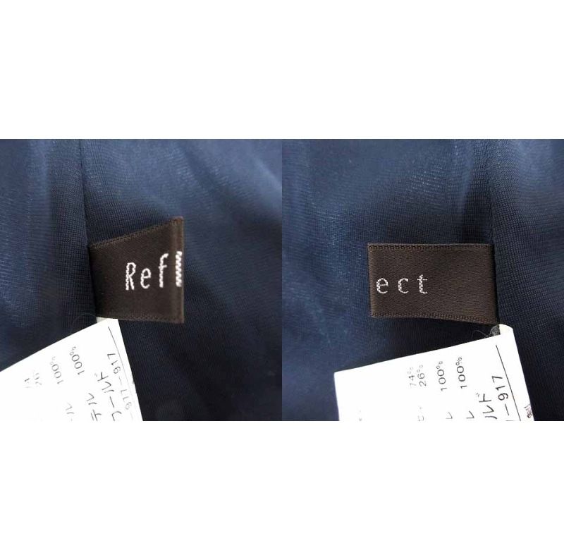 リフレクト Reflect ワンピース ひざ丈 カシュクール 半袖 9 M