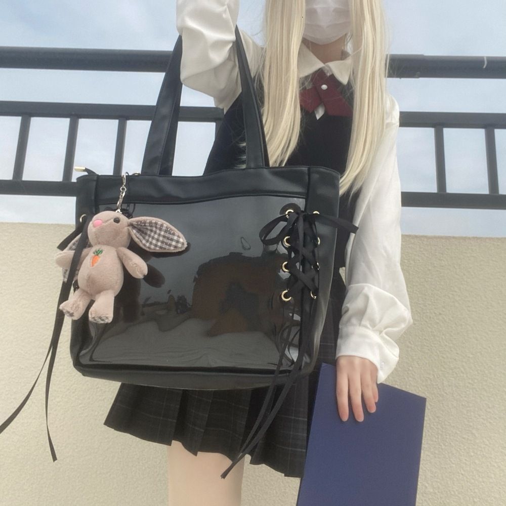 ☆ ブラック ☆ 痛バッグ kbag53 痛バッグ 痛バ トート 推し活