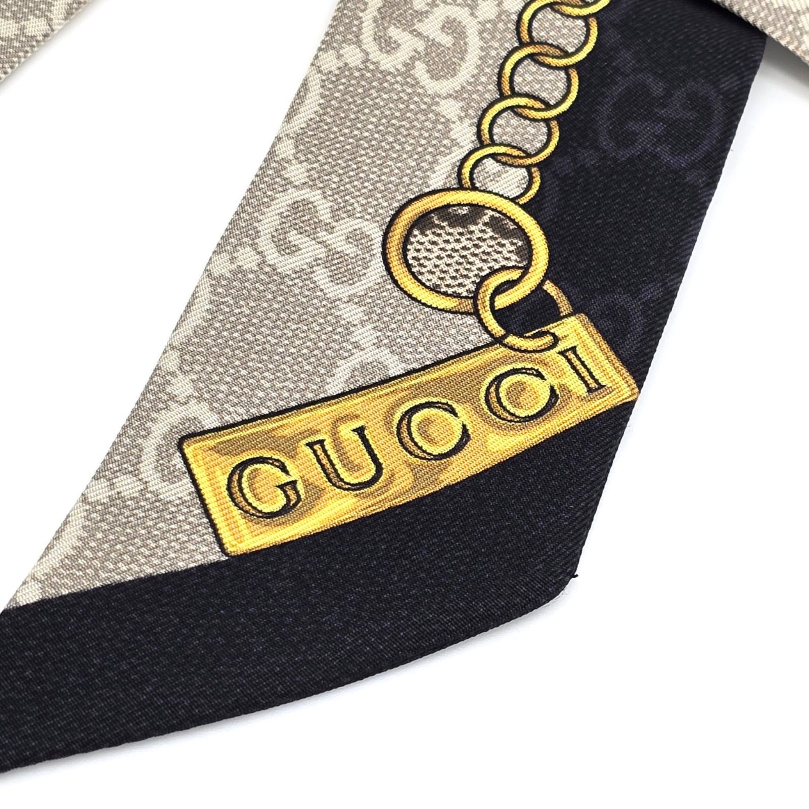 グッチ　シルクシュシュ GG シルク シュシュ セットベージュ＆エボニー | GUCCI公式